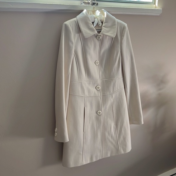 NWOT Women’s Ivory Peacoat (US M) - Picture 2 of 10